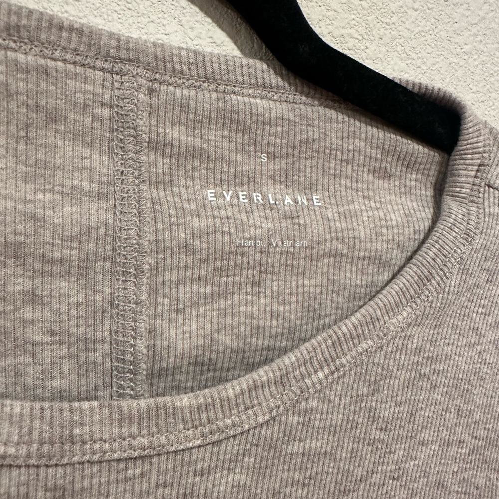 Everlane The Luxe Rib Long Sleeve - Picture 7 of 12